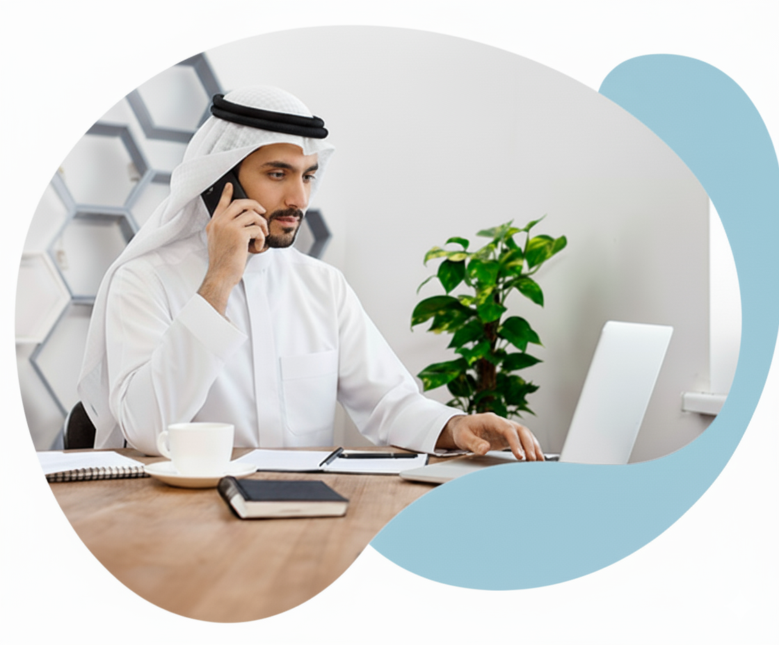 A person working on a laptop